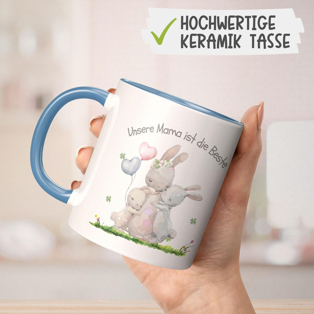 Keramik Tasse Unsere Mama ist die Beste - von Mikalino