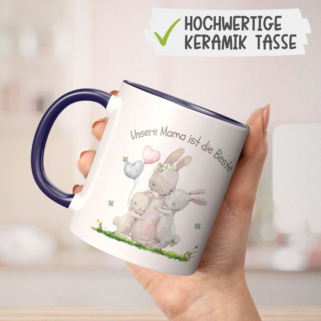 Keramik Tasse Unsere Mama ist die Beste - von Mikalino