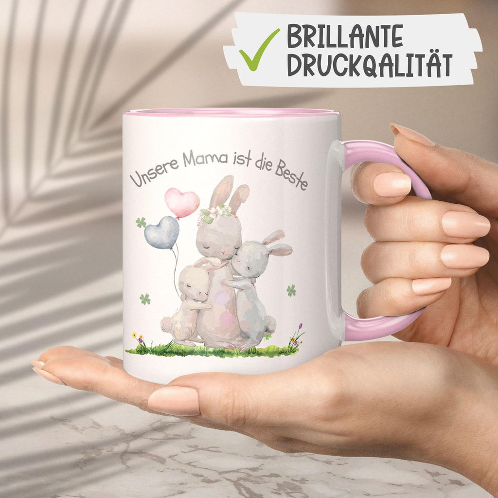 Keramik Tasse Unsere Mama ist die Beste - von Mikalino