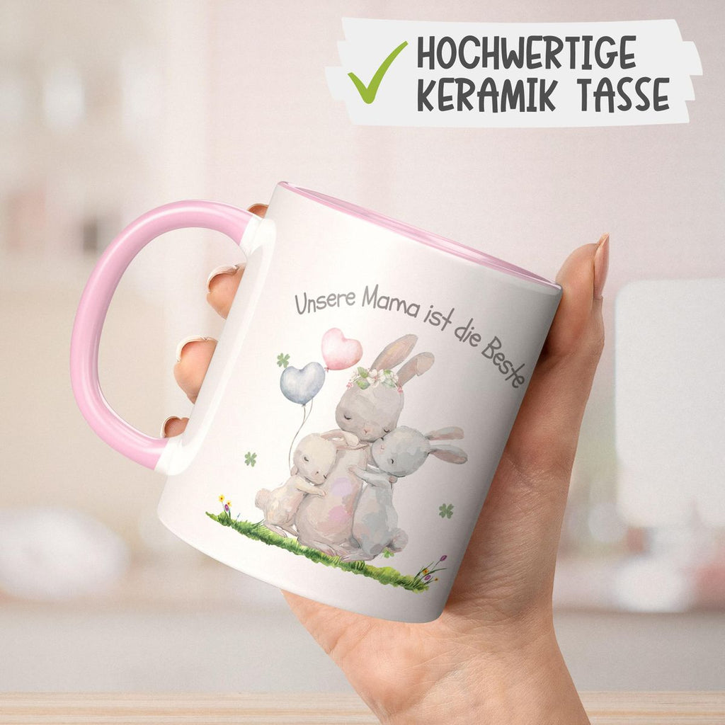 Keramik Tasse Unsere Mama ist die Beste - von Mikalino