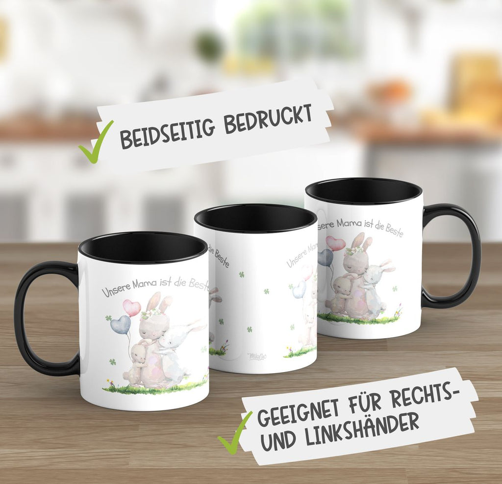 Keramik Tasse Unsere Mama ist die Beste - von Mikalino