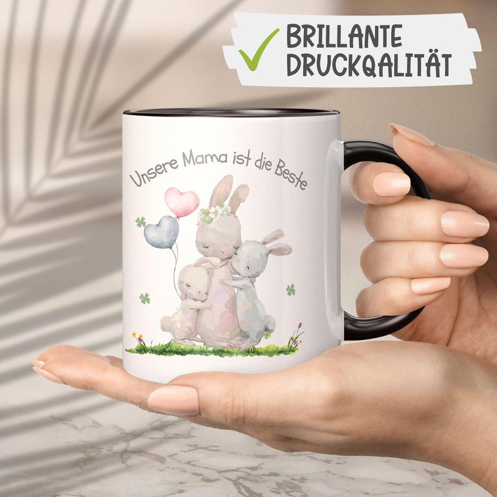 Keramik Tasse Unsere Mama ist die Beste - von Mikalino