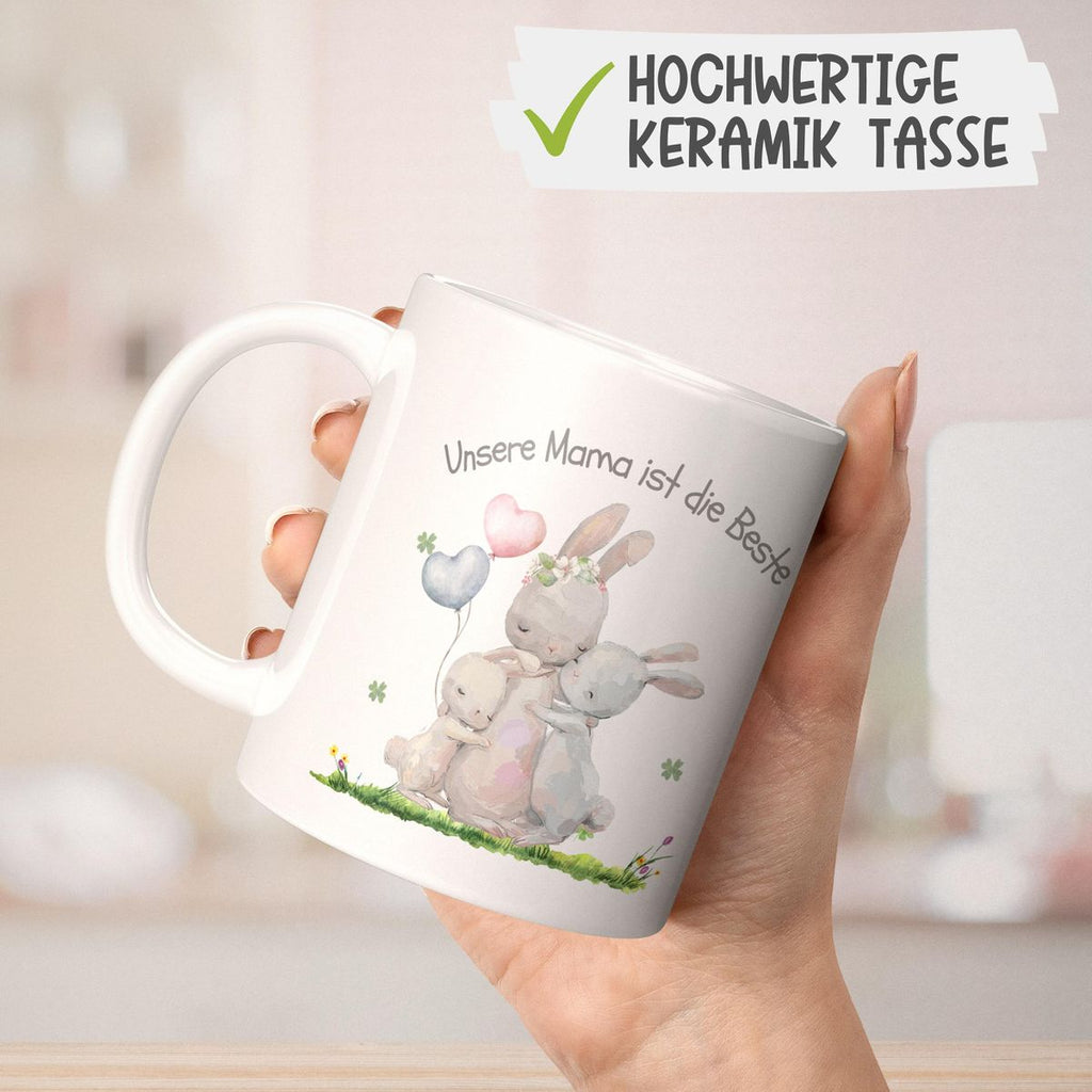 Keramik Tasse Unsere Mama ist die Beste - von Mikalino