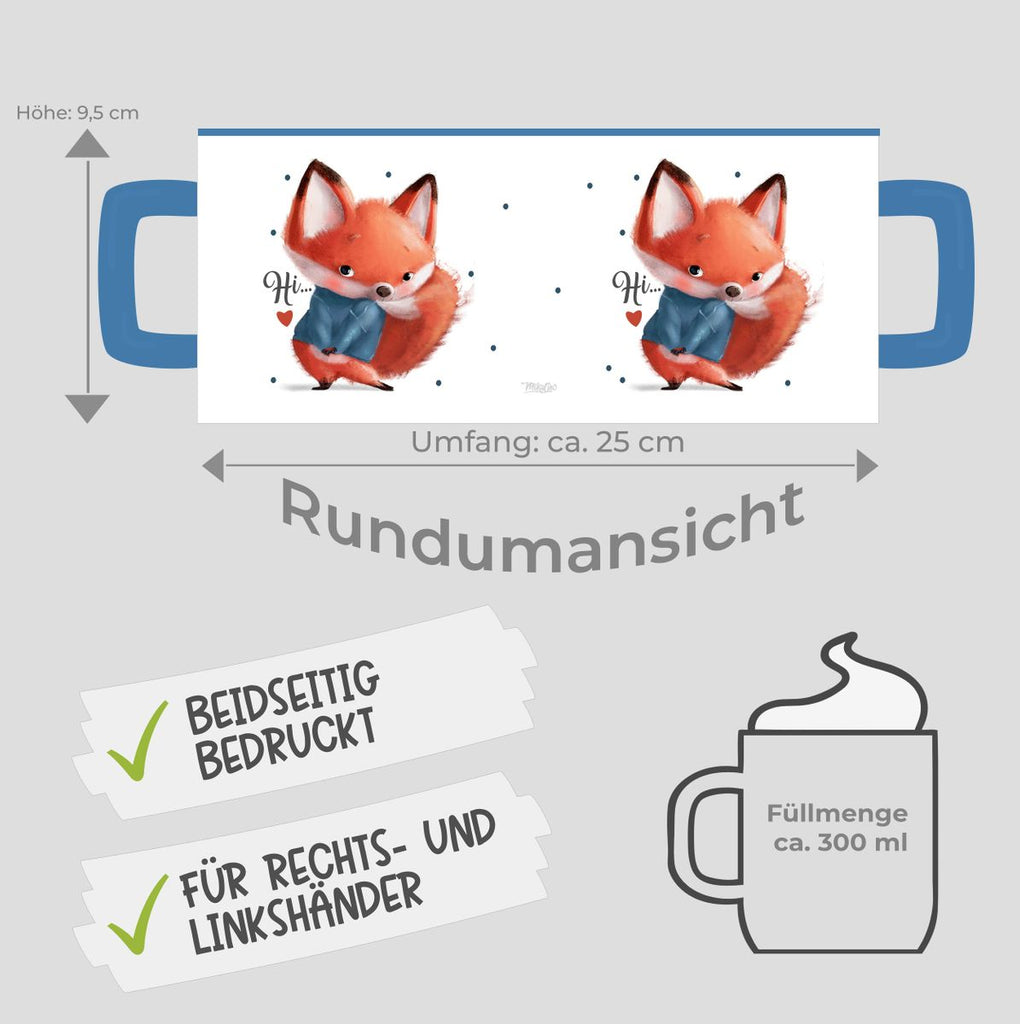 Keramik Tasse Fuchs .. hi... - von Mikalino