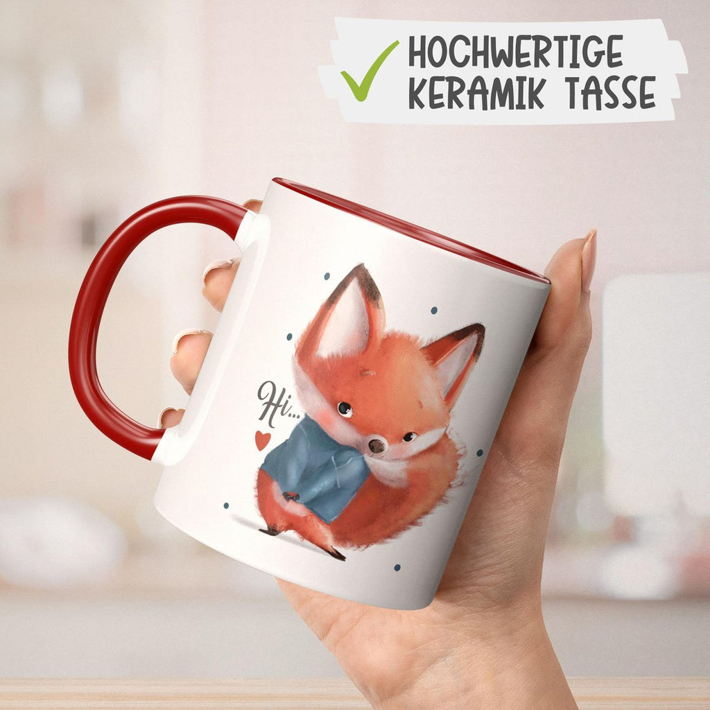 Keramik Tasse Fuchs .. hi... - von Mikalino