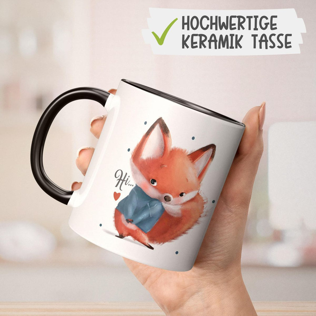 Keramik Tasse Fuchs .. hi... - von Mikalino