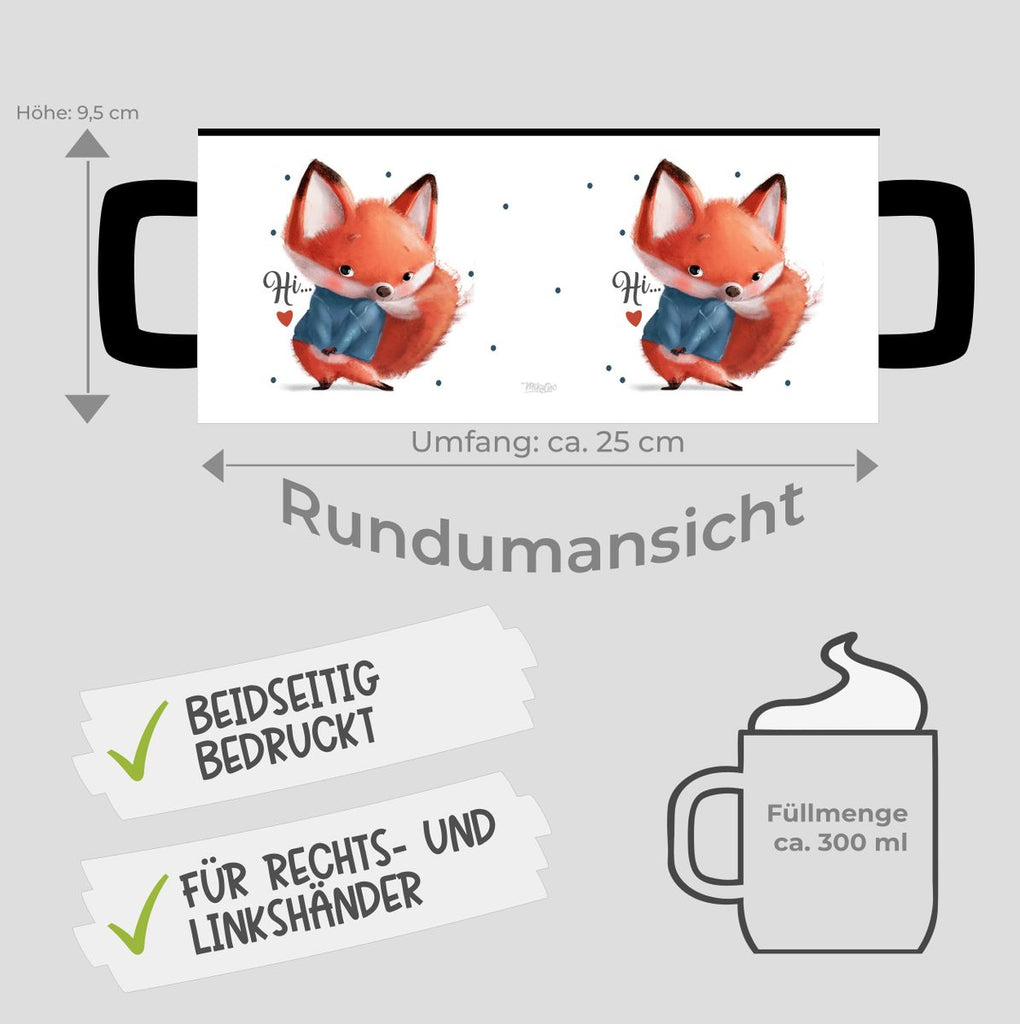 Keramik Tasse Fuchs .. hi... - von Mikalino