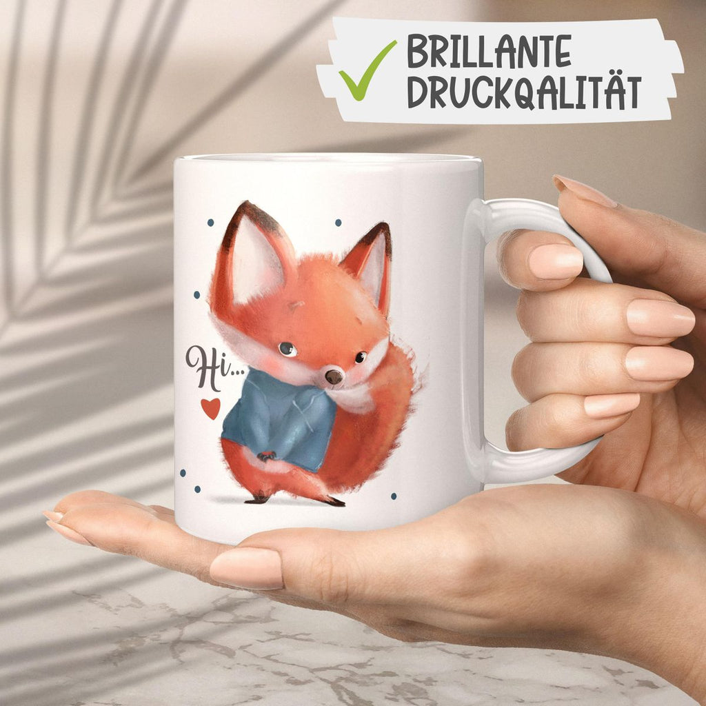 Keramik Tasse Fuchs .. hi... - von Mikalino