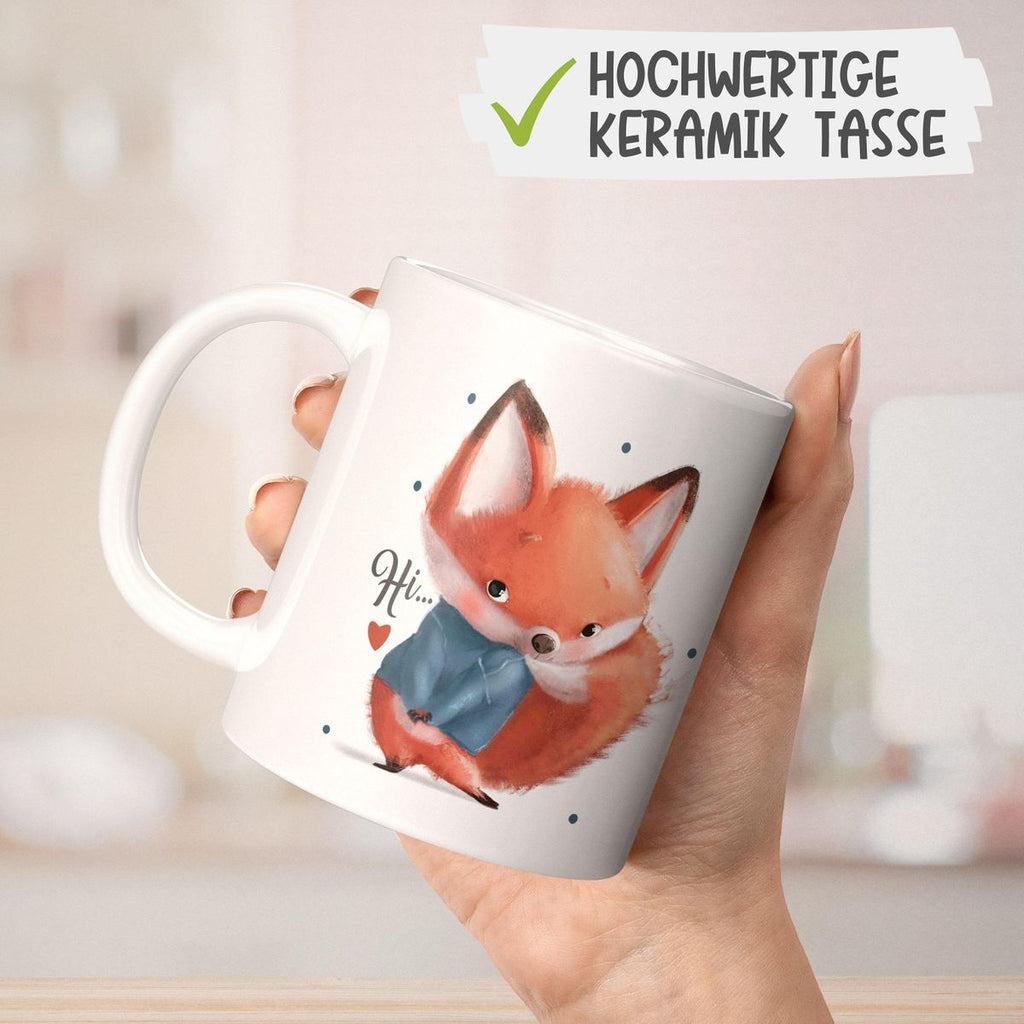 Keramik Tasse Fuchs .. hi... - von Mikalino