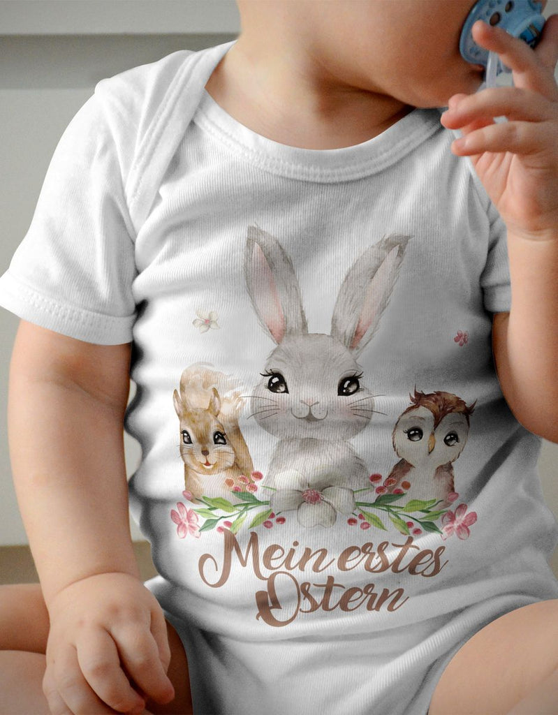 Babybody Kurzarm Mein erstes Ostern Hase - von Mikalino