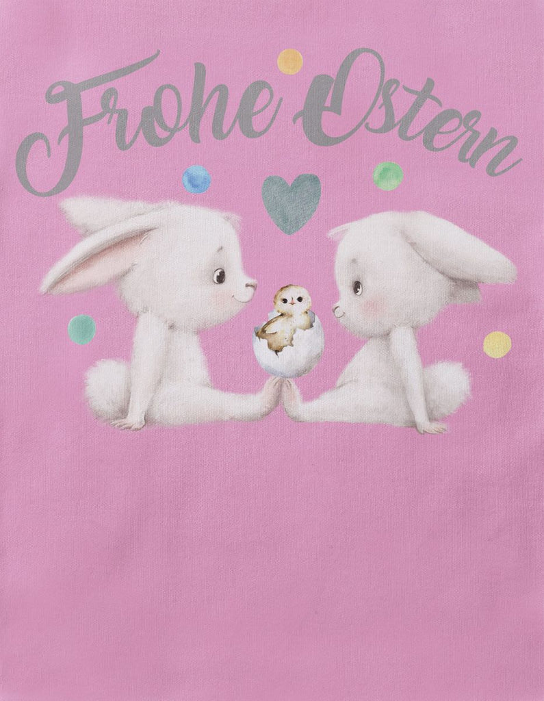 Mikalino Babybody mit Spruch Frohe Ostern  | Kurzarm Strampler für Jungen und Mädchen | Geschenkidee - von Mikalino