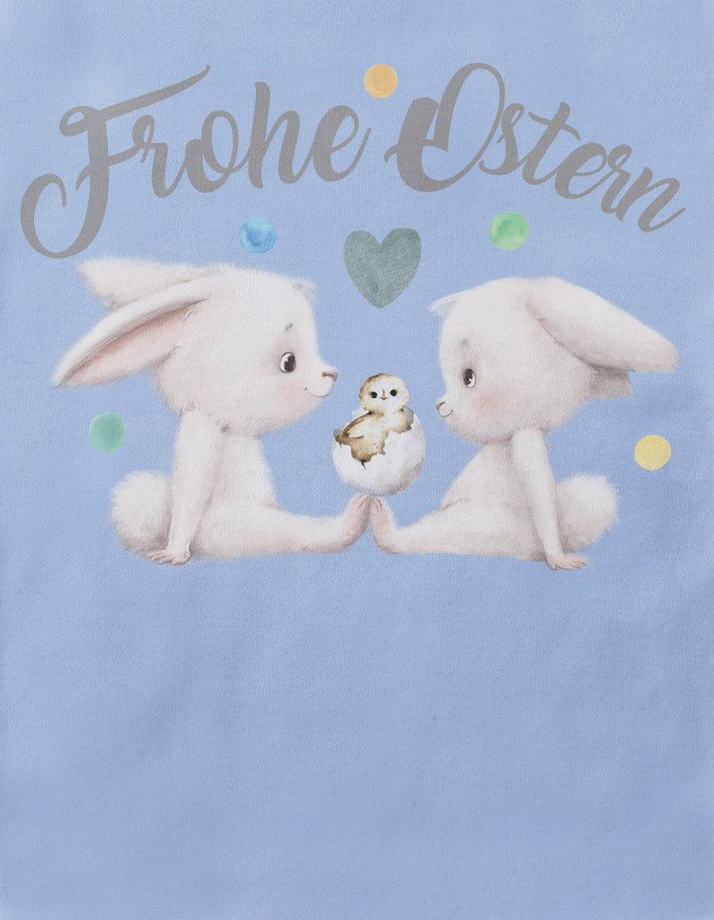 Mikalino Babybody mit Spruch Frohe Ostern  | Kurzarm Strampler für Jungen und Mädchen | Geschenkidee - von Mikalino