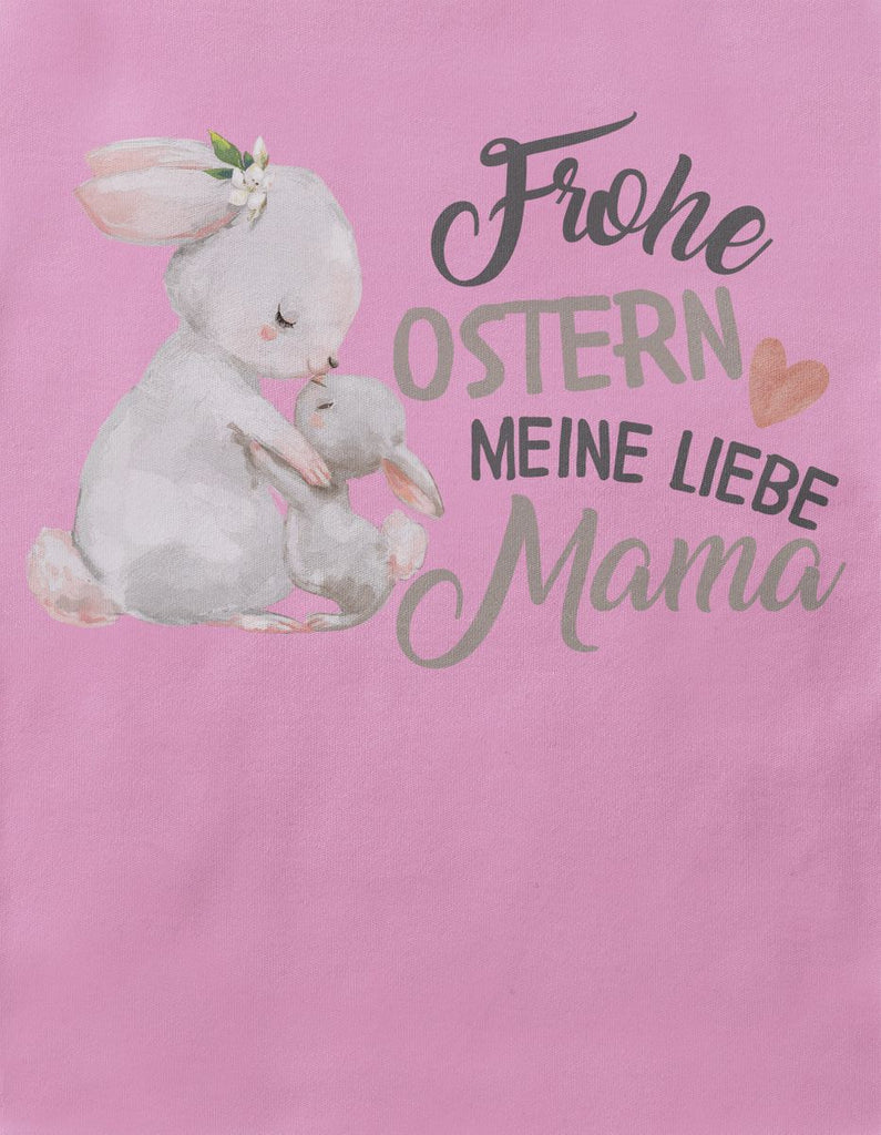 Mikalino Babybody mit Spruch Frohe Ostern meine liebe Mama | Kurzarm Strampler für Jungen und Mädchen | Geschenkidee - von Mikalino