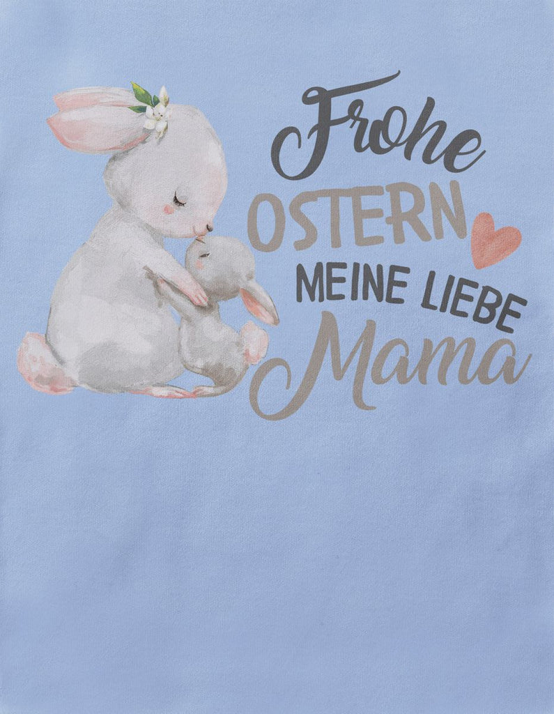 Mikalino Babybody mit Spruch Frohe Ostern meine liebe Mama | Kurzarm Strampler für Jungen und Mädchen | Geschenkidee - von Mikalino