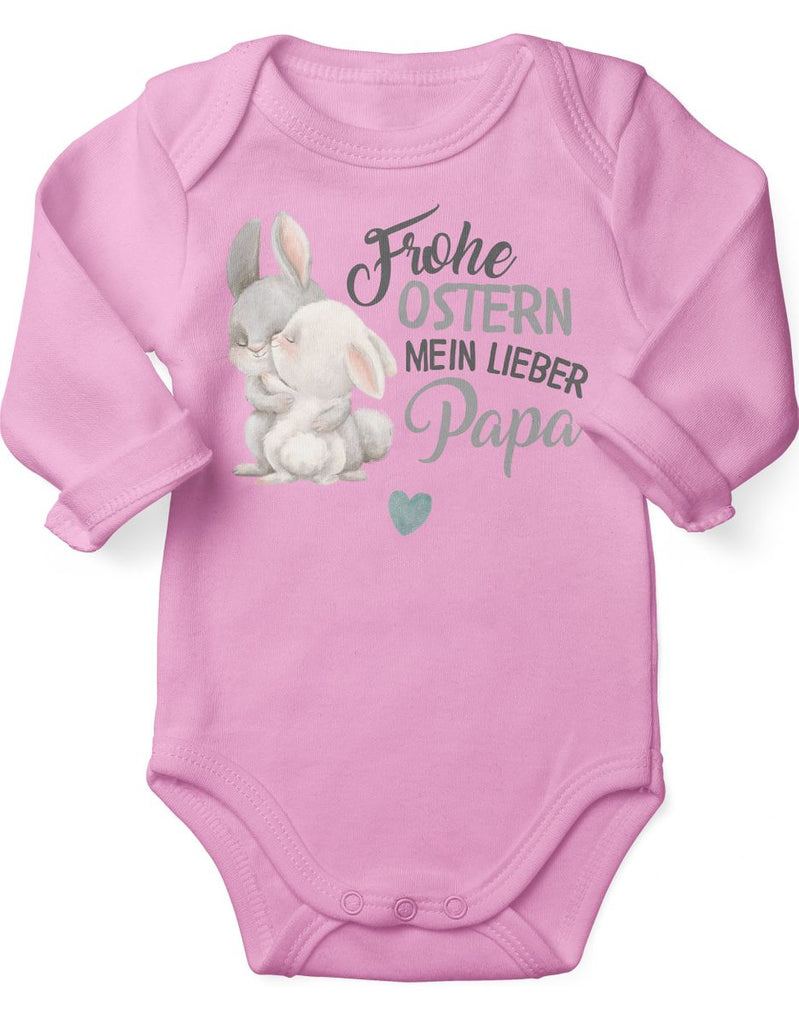 Babybody Langarm Frohe Ostern mein lieber Papa - von Mikalino