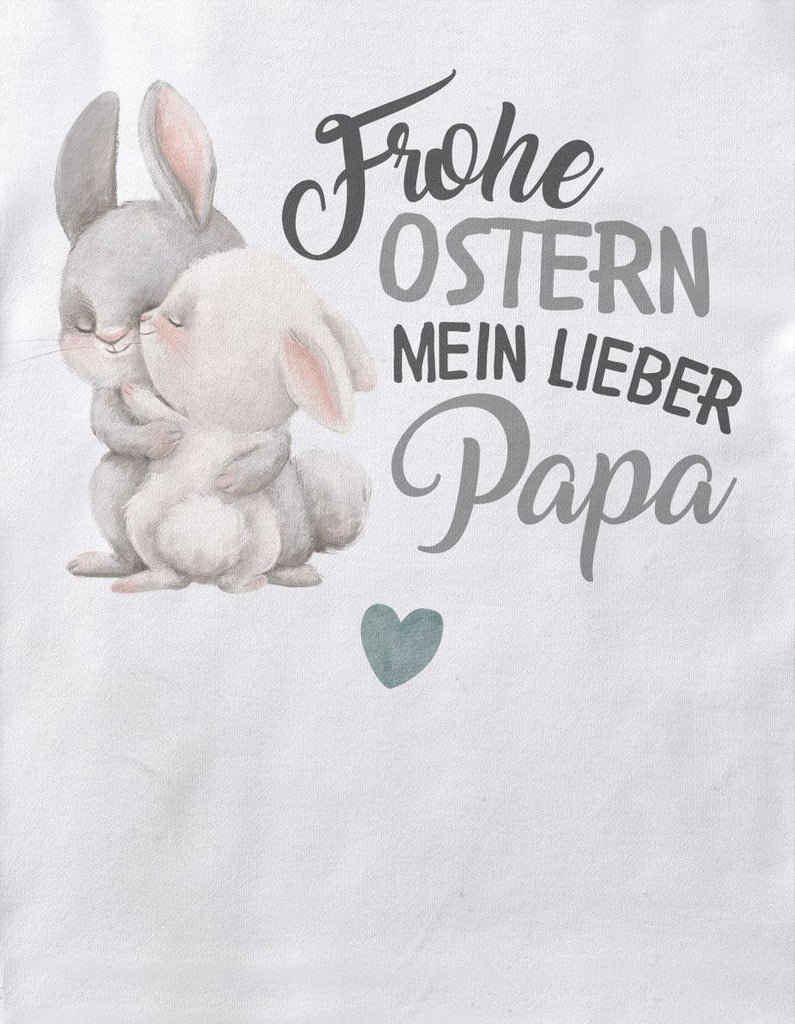 Mikalino Baby / Kinder T-Shirt mit Spruch Frohe Ostern mein lieber Papa | Kurzarm Shirt für Jungen und Mädchen | Geschenkidee - von Mikalino