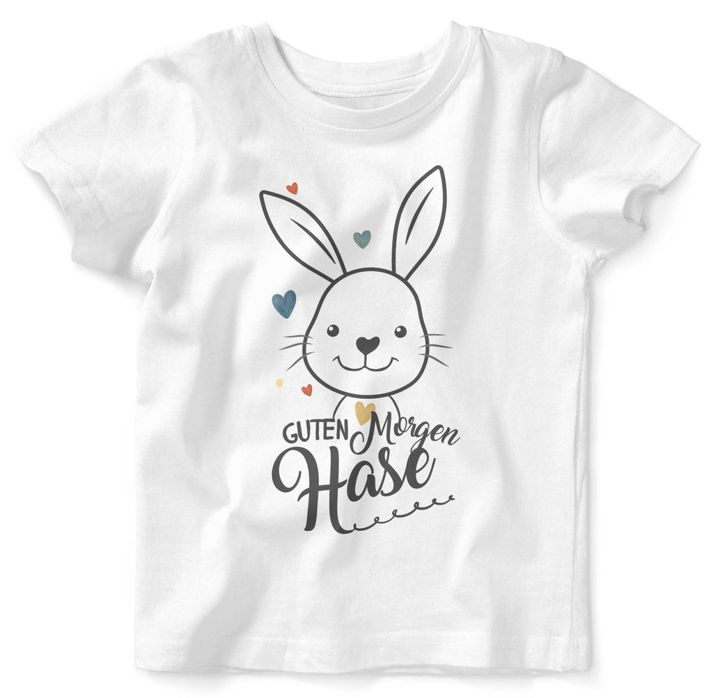 Kinder T-Shirt Guten Morgen Hase - von Mikalino