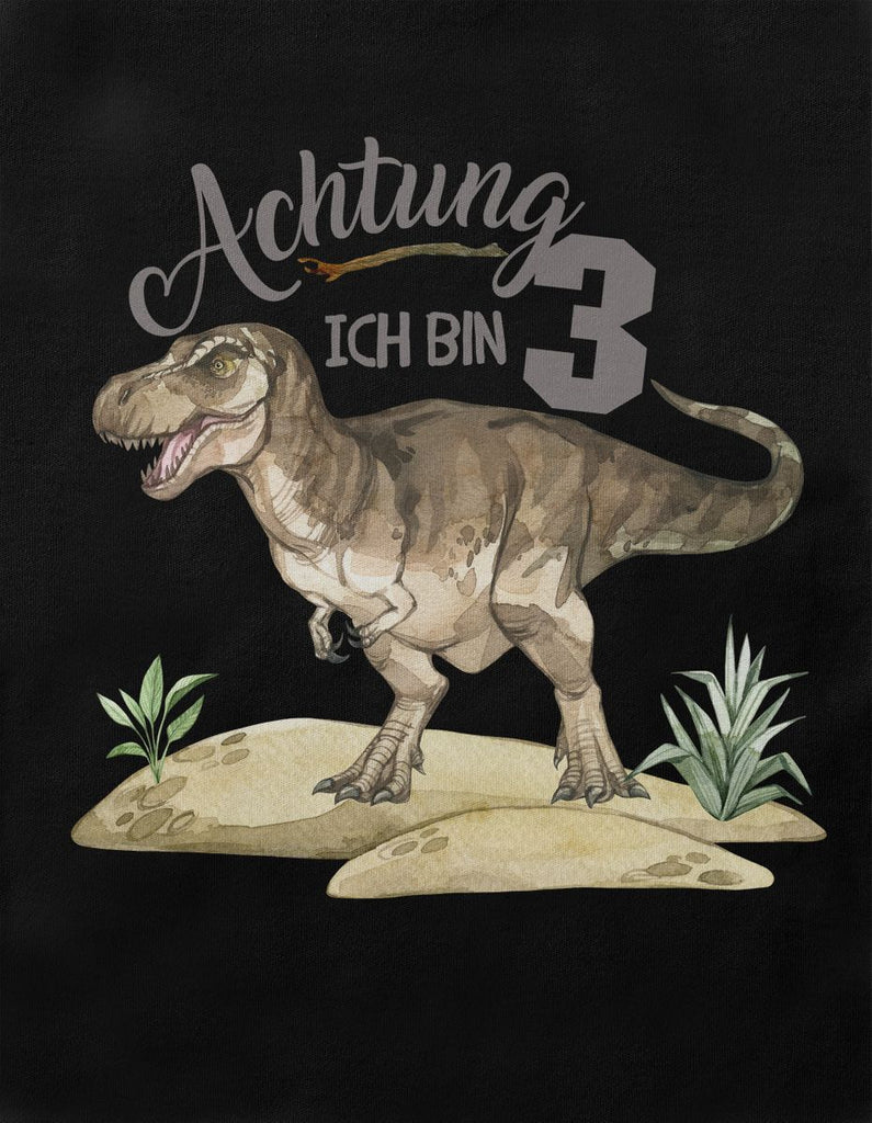 Kinder T-Shirt Ich bin 3 - T-Rex - von Mikalino