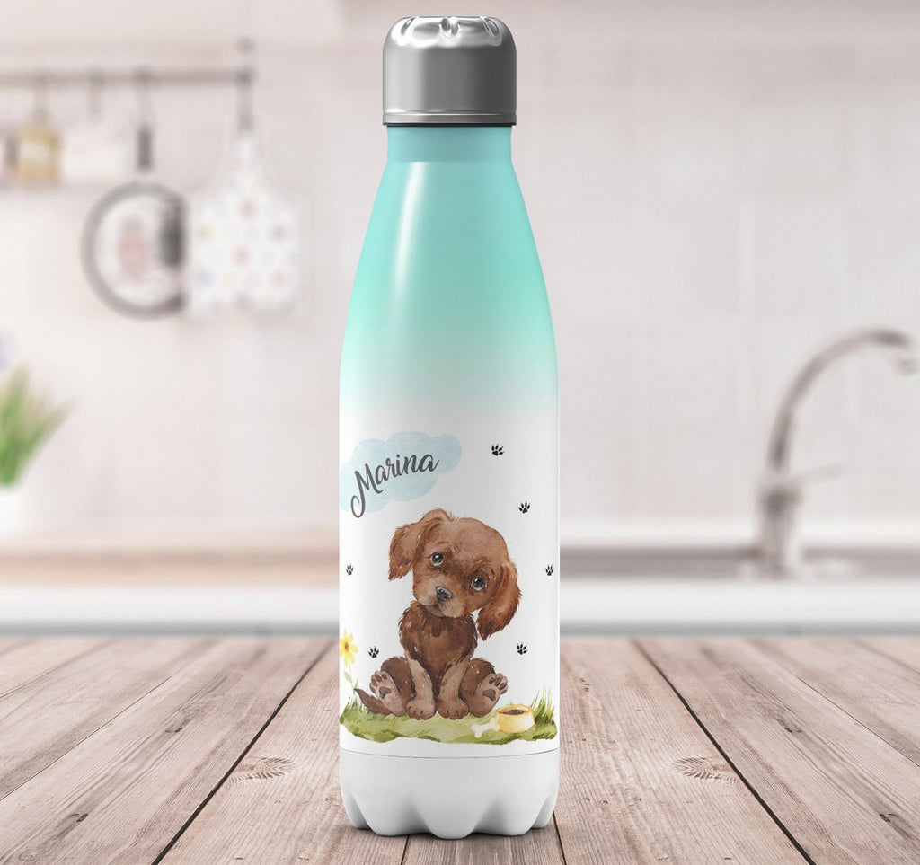 Thermo Trinkflasche Mein bester Freund ist ein Labrador personalisiert mit Wunschname - von Mikalino