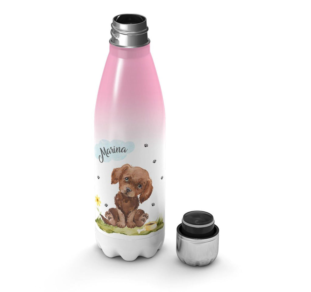 Thermo Trinkflasche Mein bester Freund ist ein Labrador personalisiert mit Wunschname - von Mikalino