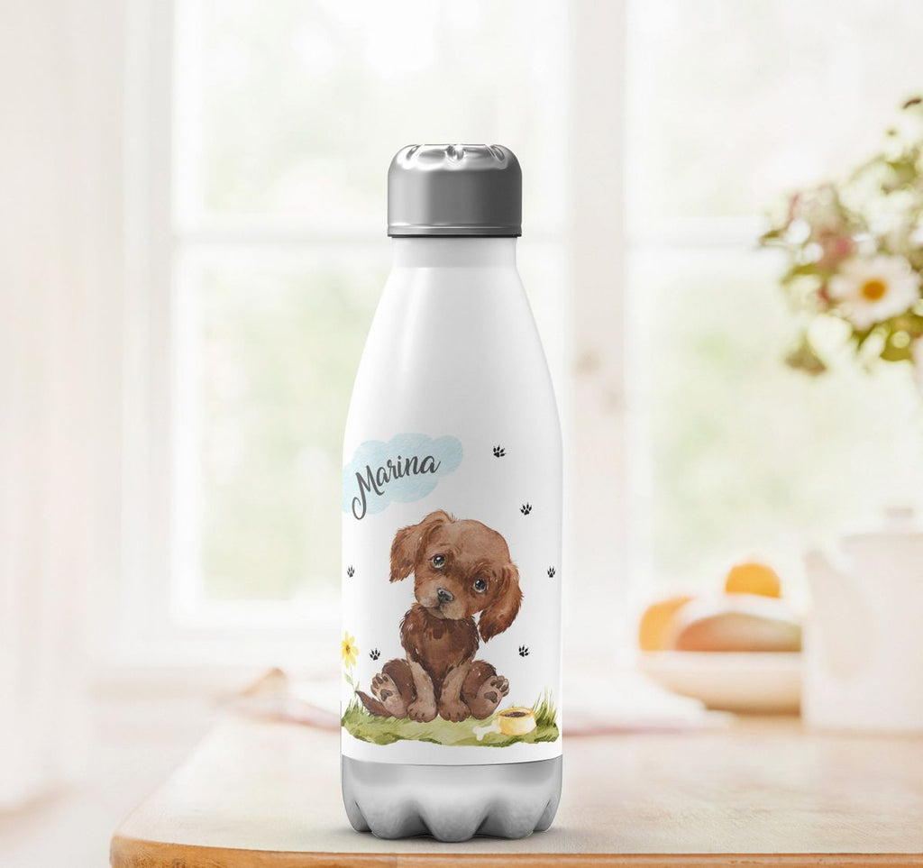 Thermo Trinkflasche Mein bester Freund ist ein Labrador personalisiert mit Wunschname - von Mikalino