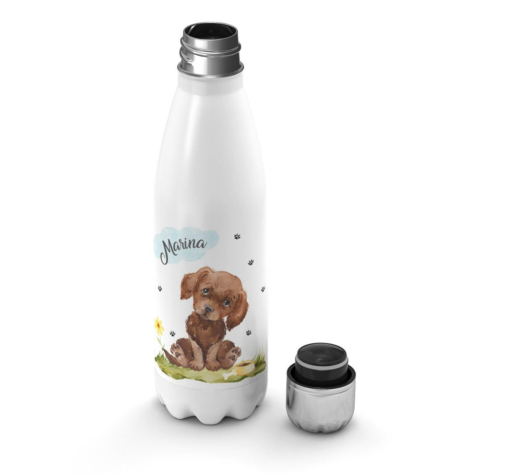 Thermo Trinkflasche Mein bester Freund ist ein Labrador personalisiert mit Wunschname - von Mikalino