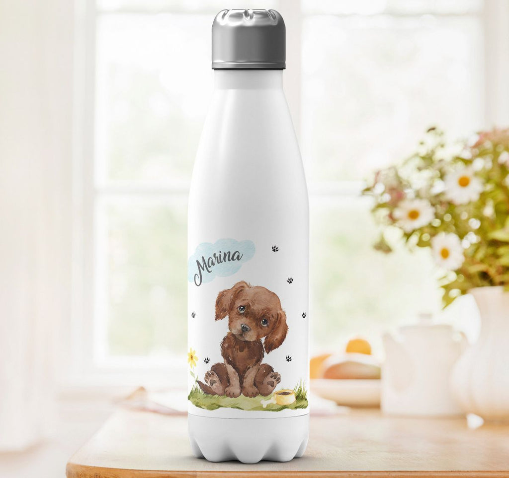 Thermo Trinkflasche Mein bester Freund ist ein Labrador personalisiert mit Wunschname - von Mikalino