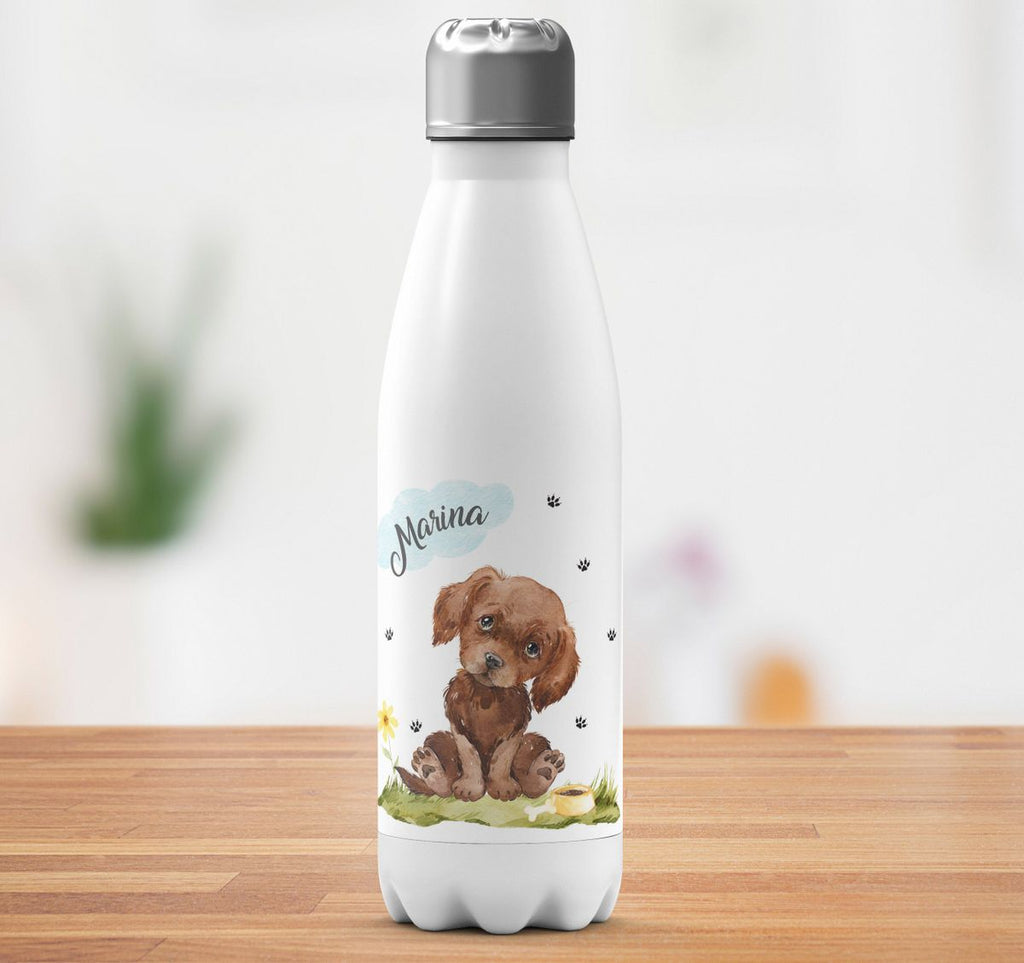 Thermo Trinkflasche Mein bester Freund ist ein Labrador personalisiert mit Wunschname - von Mikalino