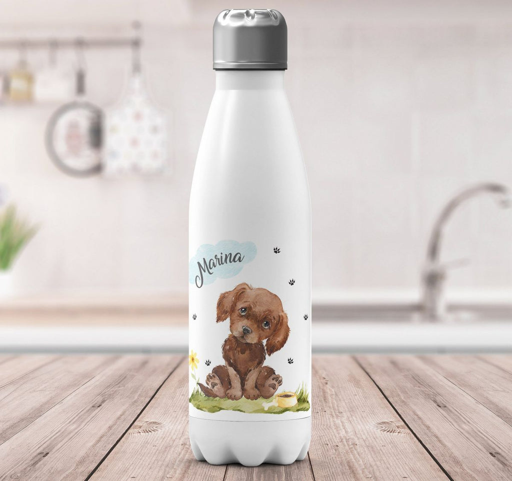 Thermo Trinkflasche Mein bester Freund ist ein Labrador personalisiert mit Wunschname - von Mikalino