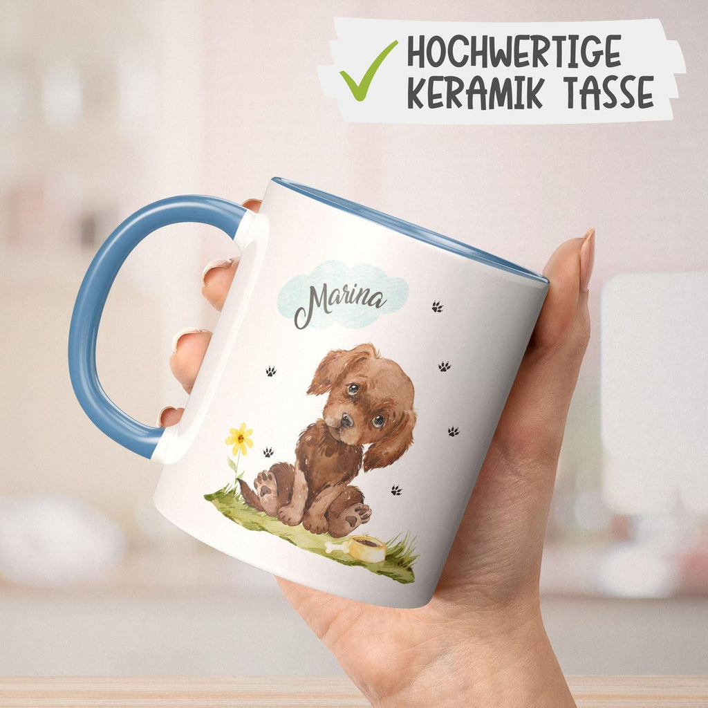 Keramik Tasse Mein bester Freund ist ein Labrador personalisiert mit Wunschname - von Mikalino