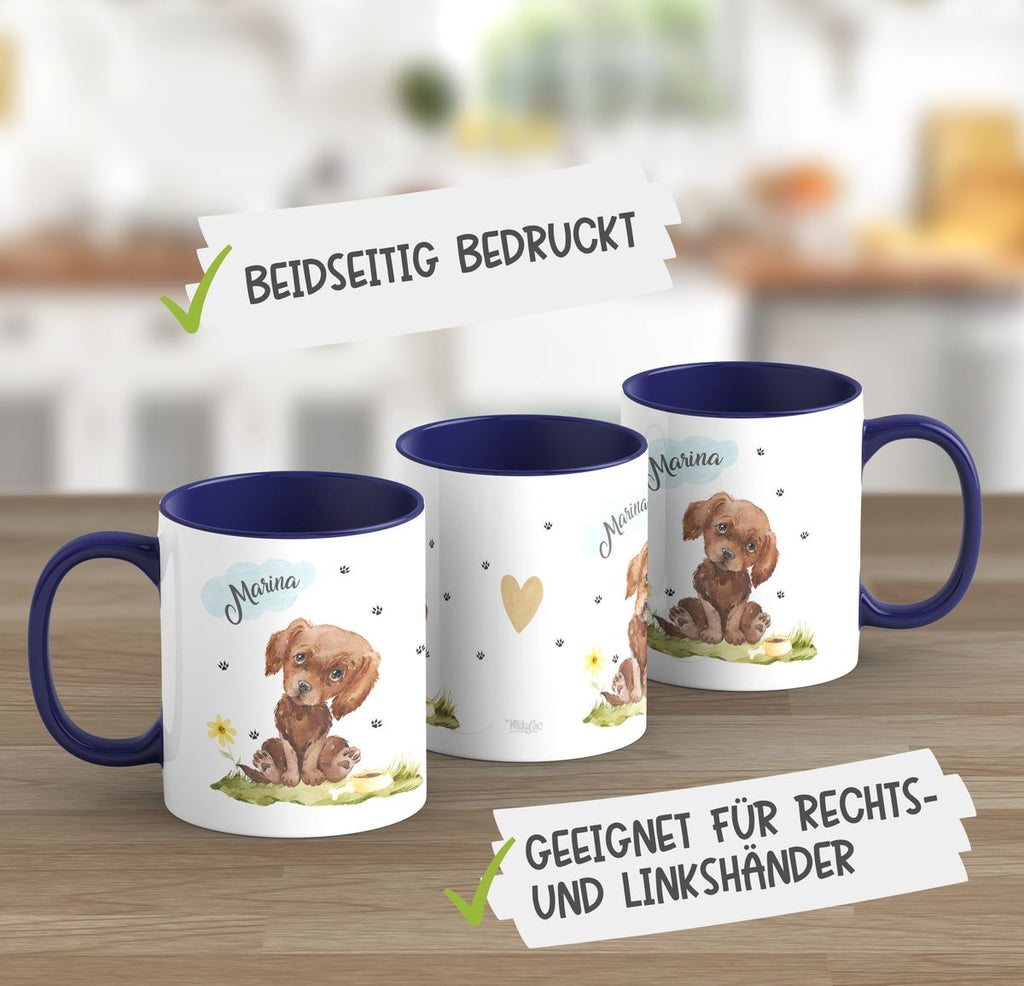 Keramik Tasse Mein bester Freund ist ein Labrador personalisiert mit Wunschname - von Mikalino