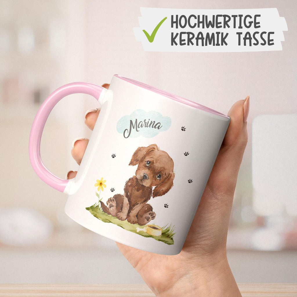 Keramik Tasse Mein bester Freund ist ein Labrador personalisiert mit Wunschname - von Mikalino