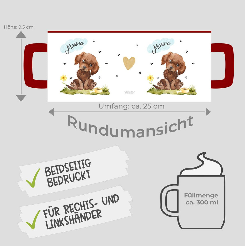 Keramik Tasse Mein bester Freund ist ein Labrador personalisiert mit Wunschname - von Mikalino