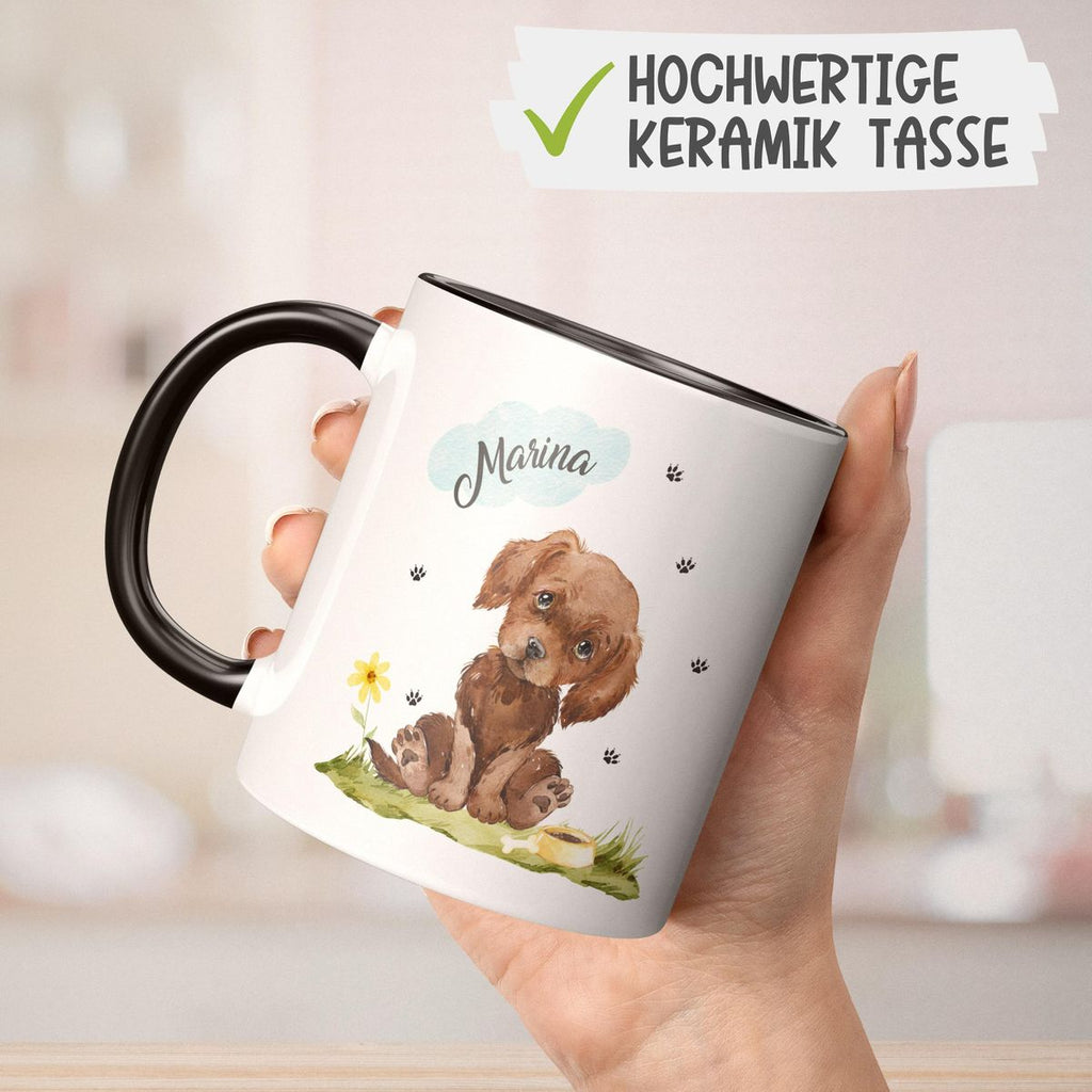 Keramik Tasse Mein bester Freund ist ein Labrador personalisiert mit Wunschname - von Mikalino