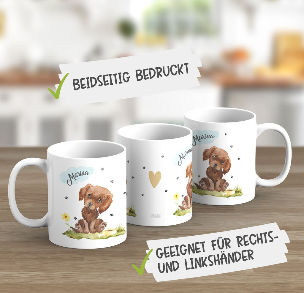 Keramik Tasse Mein bester Freund ist ein Labrador personalisiert mit Wunschname - von Mikalino