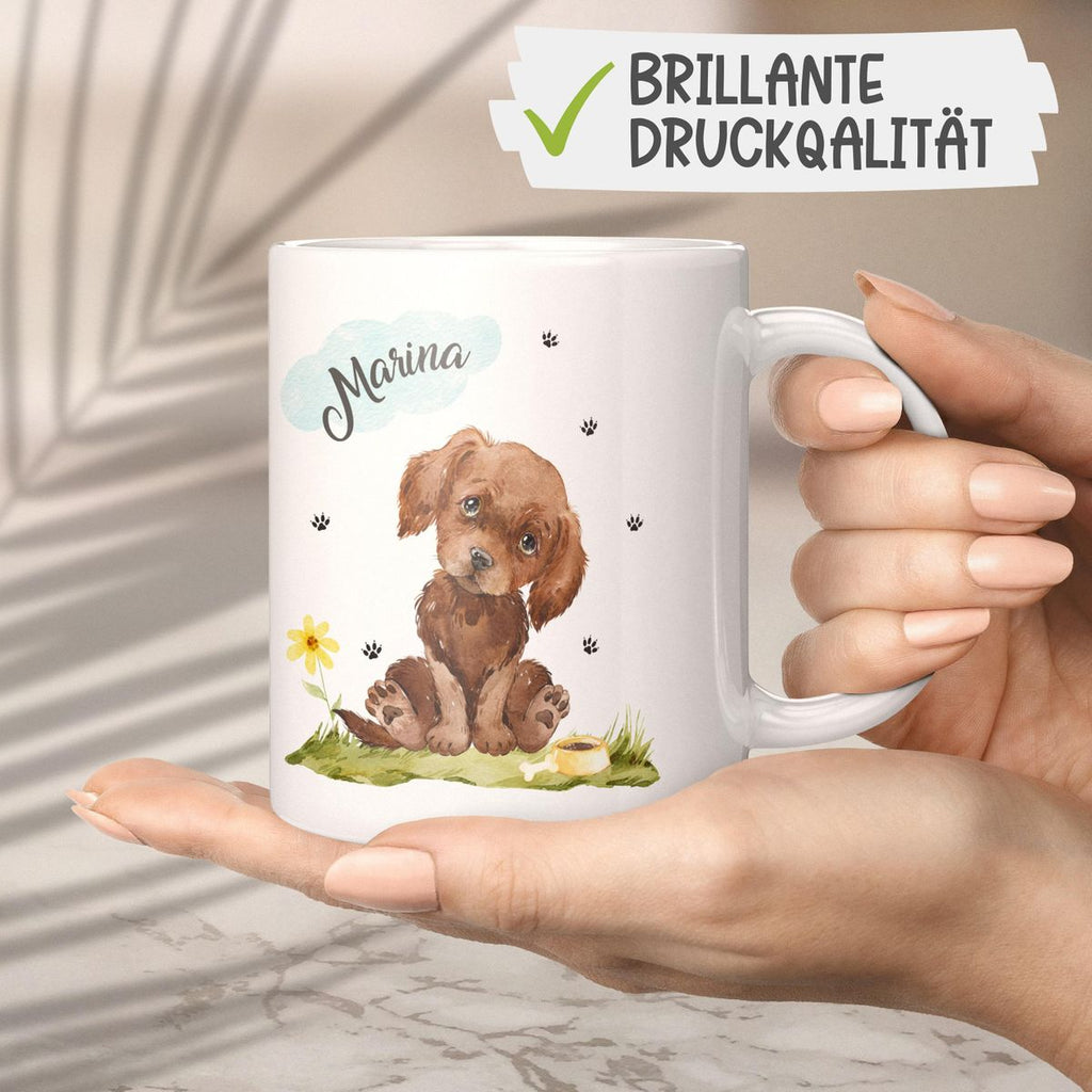 Keramik Tasse Mein bester Freund ist ein Labrador personalisiert mit Wunschname - von Mikalino