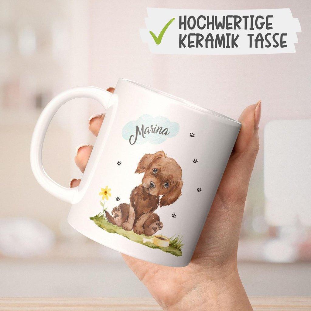 Keramik Tasse Mein bester Freund ist ein Labrador personalisiert mit Wunschname - von Mikalino