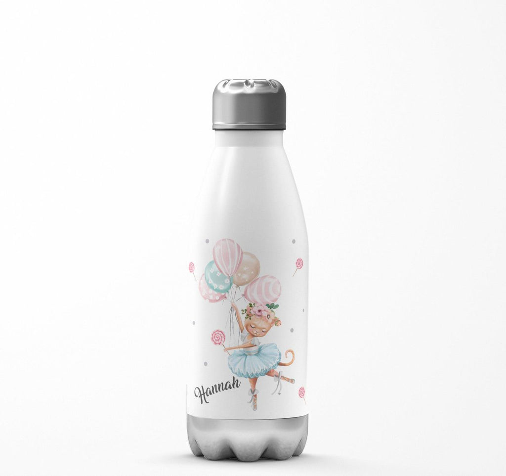 Thermo Trinkflasche Ballerina personalisiert mit Wunschname - von Mikalino