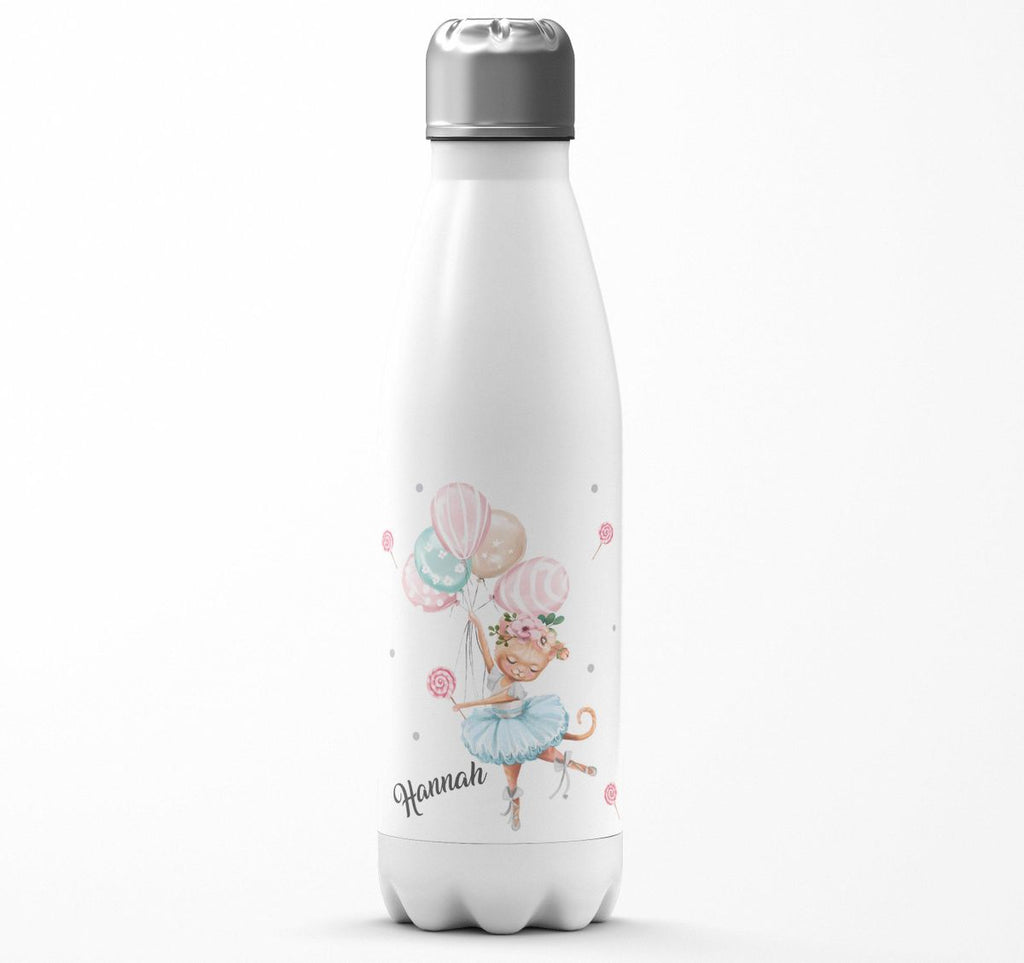 Thermo Trinkflasche Ballerina personalisiert mit Wunschname - von Mikalino