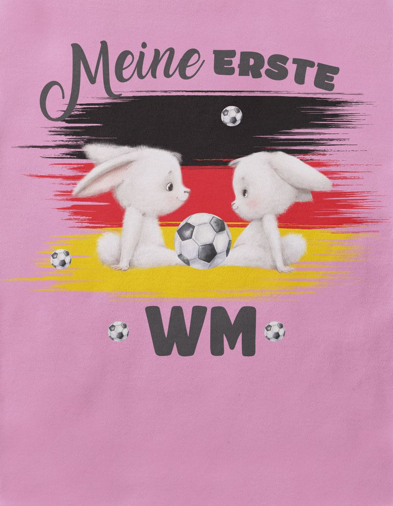 Babybody mit Spruch Meine erste Fussball WM Deutschland - von Mikalino