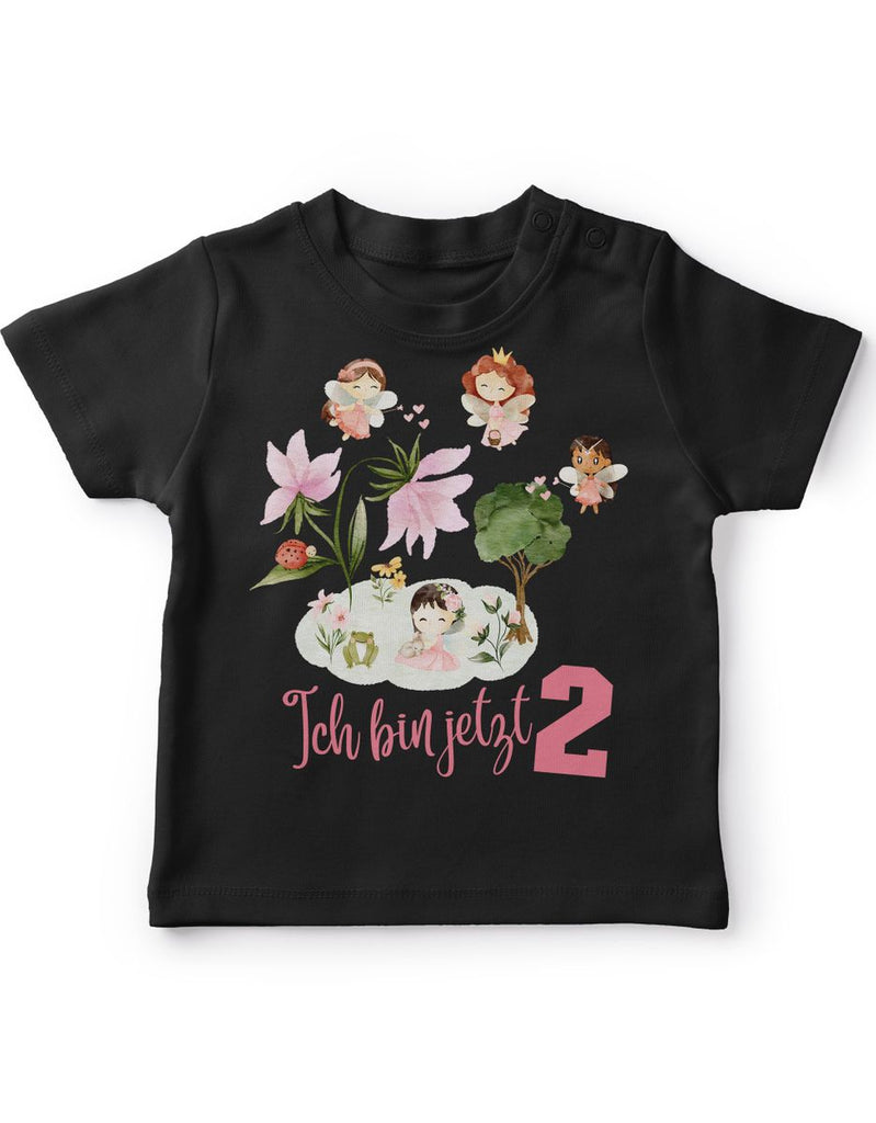 Baby / Kinder T-Shirt mit Spruch Ich bin jetzt Zwei 2 Feenwelt - von Mikalino