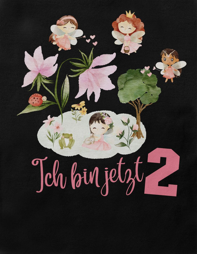 Baby / Kinder T-Shirt mit Spruch Ich bin jetzt Zwei 2 Feenwelt - von Mikalino