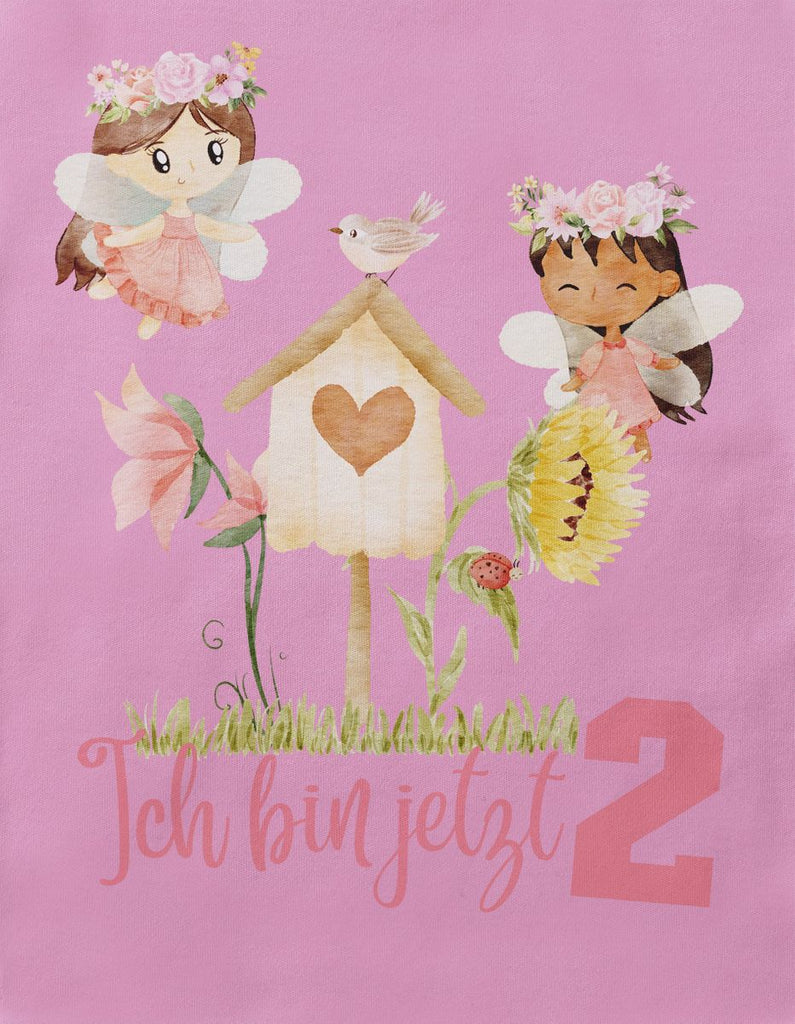 Baby / Kinder T-Shirt mit Spruch Ich bin jetzte Zwei 2 Fee - von Mikalino