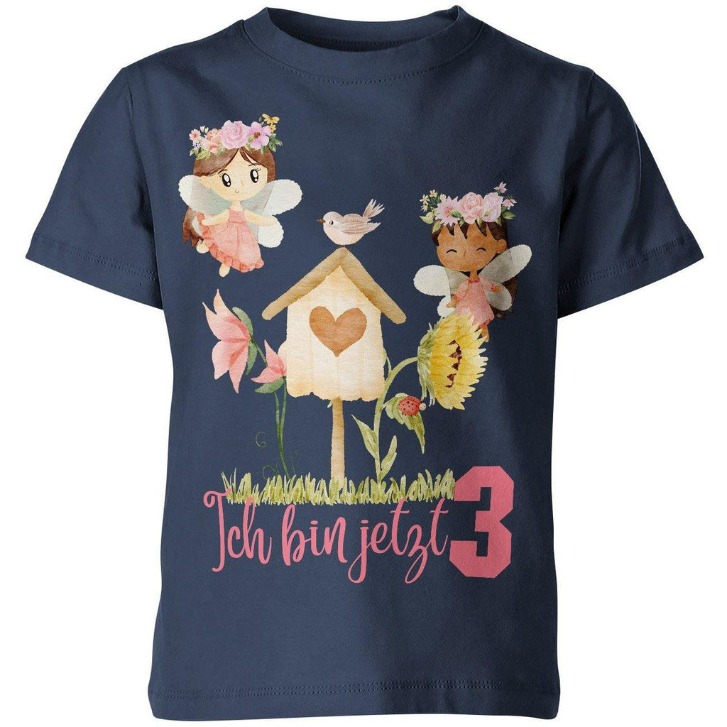 Kinder T-Shirt Ich bin jetzte Drei 3 Fee - von Mikalino