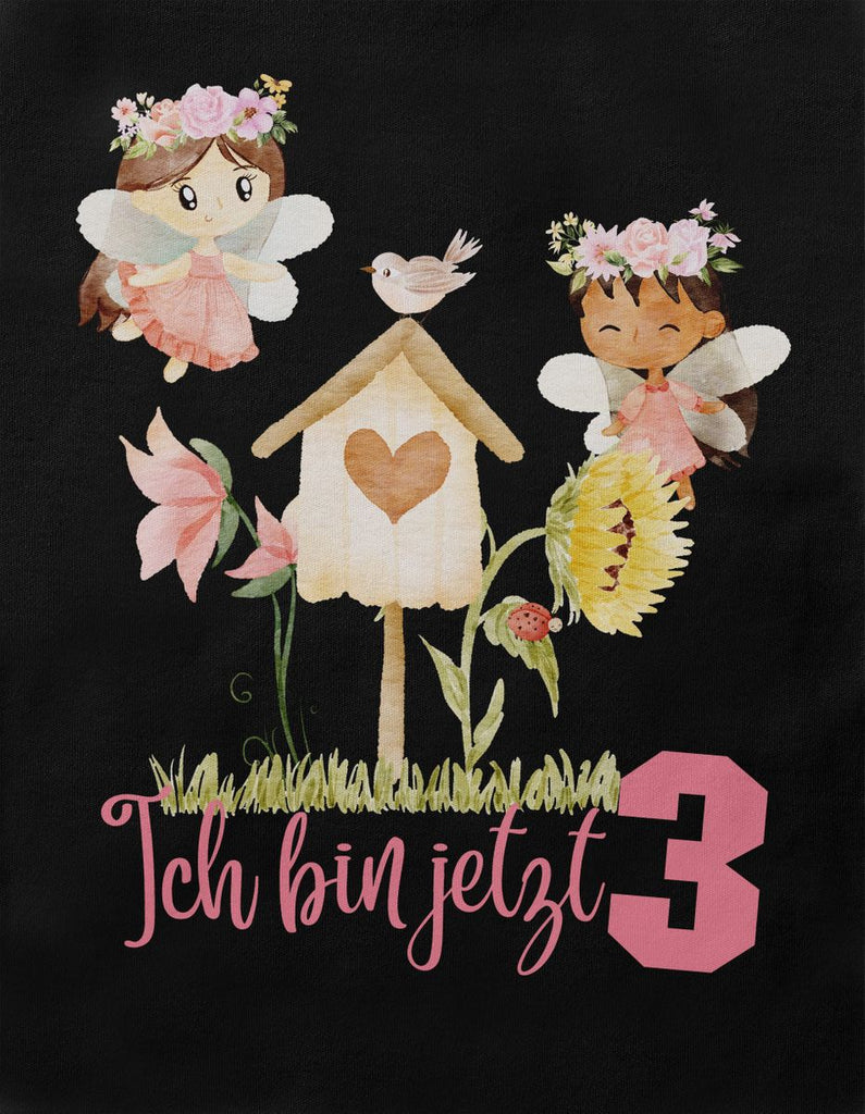 Kinder T-Shirt Ich bin jetzte Drei 3 Fee - von Mikalino