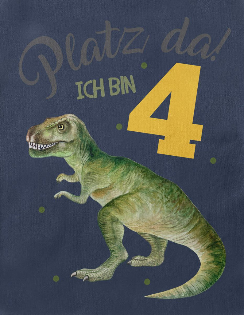 Kinder T-Shirt Platz Da ich bin Vier 4 Dinosaurier T-Rex - von Mikalino