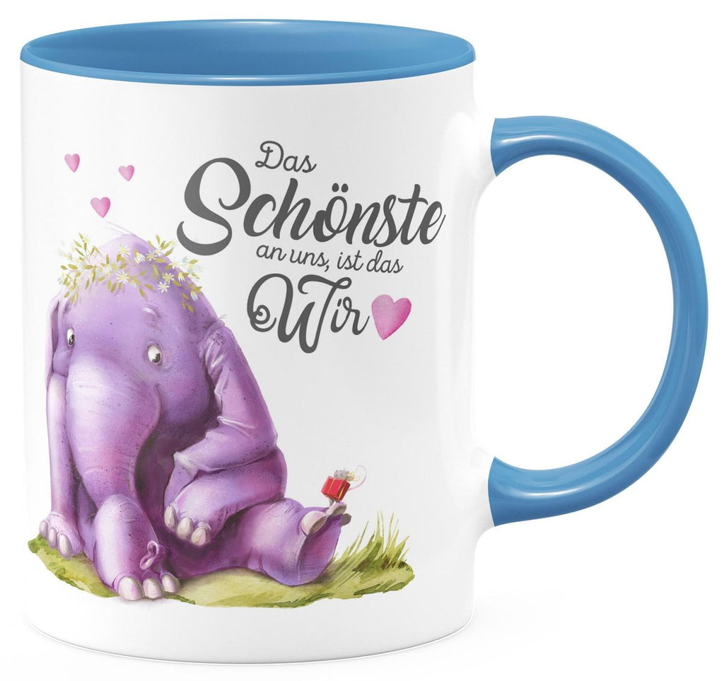 Keramik Tasse Das Schönste an uns, ist das Wir - von Mikalino