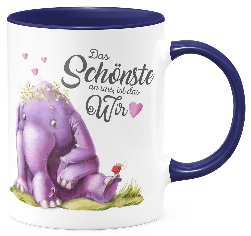 Keramik Tasse Das Schönste an uns, ist das Wir - von Mikalino