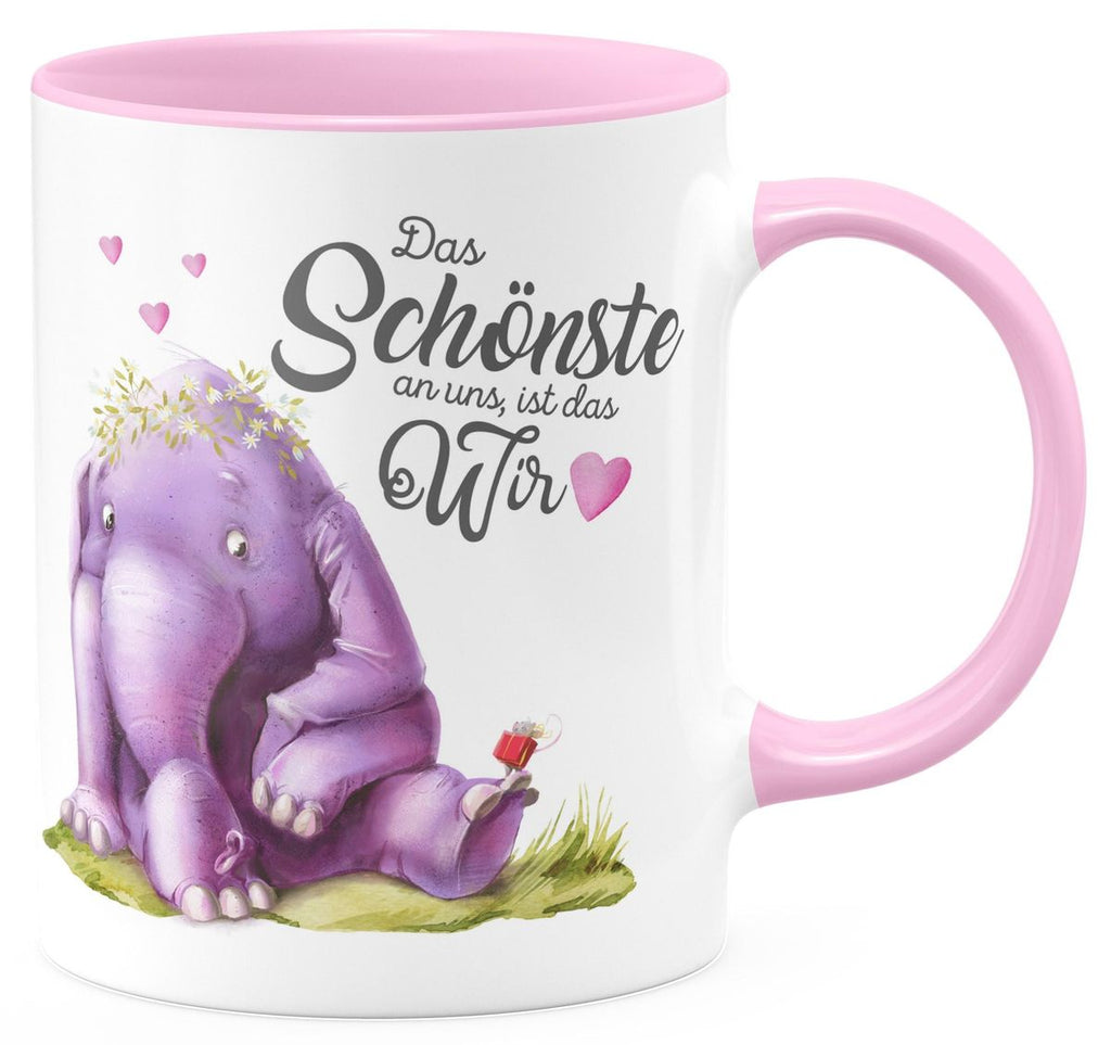 Keramik Tasse Das Schönste an uns, ist das Wir - von Mikalino