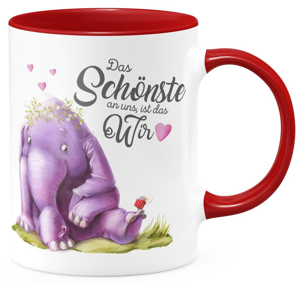 Keramik Tasse Das Schönste an uns, ist das Wir - von Mikalino